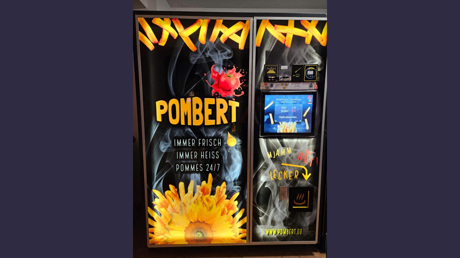 Foto: Ein Pommes-Automat namens "Pombert"