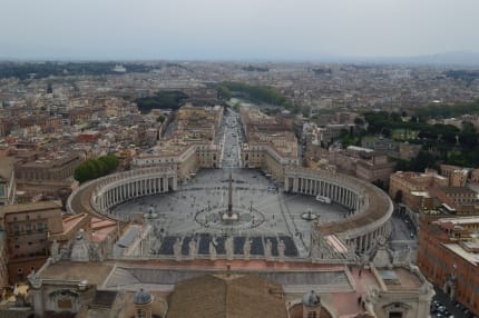 Blick über den Petersplatz