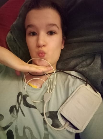 Selfie mit 24h-EKG